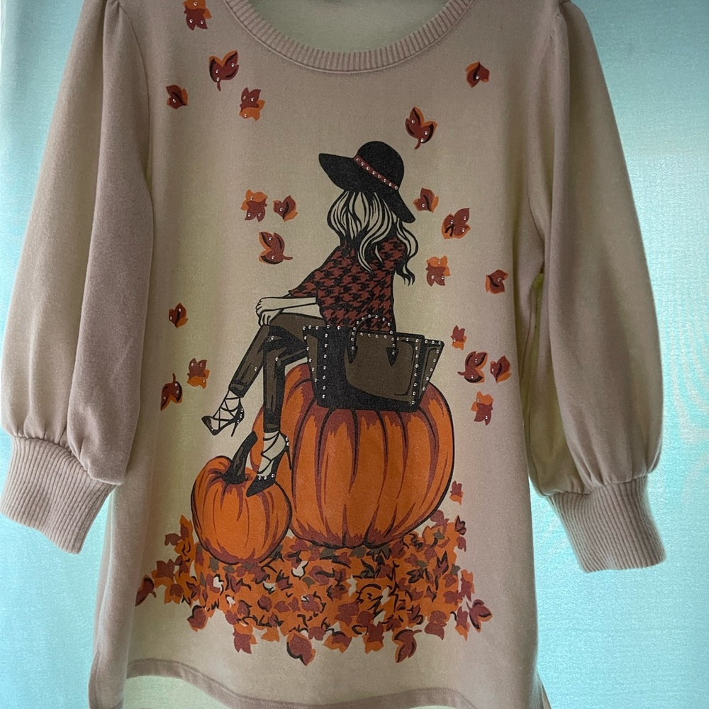 Soft half sleeve sweater